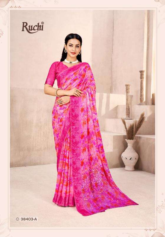 Ruchi red velvet vol-41 best wholesale saree market in surat