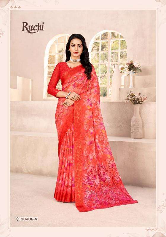 Ruchi red velvet vol-41 best wholesale saree market in surat