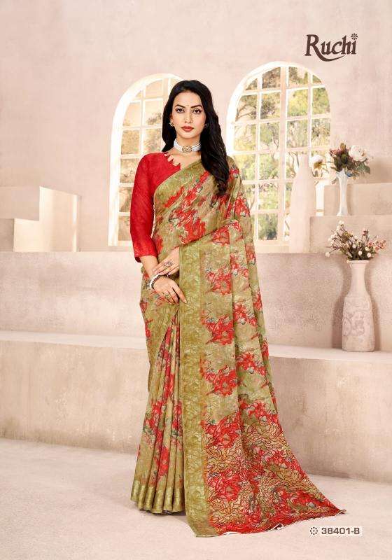 Ruchi red velvet vol-41 best wholesale saree market in surat