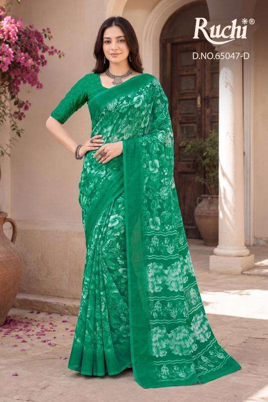 Ruchi saffron chiffon 276 ahmedabad wholesale market sadi