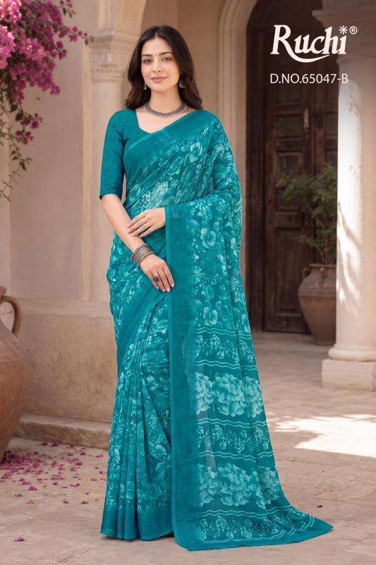 Ruchi saffron chiffon 276 ahmedabad wholesale market sadi