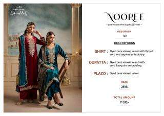 Shiddat nooree 103 wholesale dress material market in ahmedabad