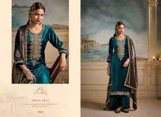 Shiddat nooree 103 wholesale dress material market in ahmedabad