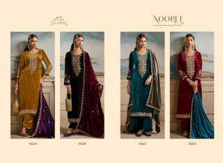 Shiddat nooree 103 wholesale dress material market in ahmedabad