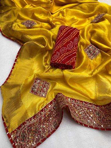 Vinayak heavy  bandhani saree wholesale market in ahmedabad